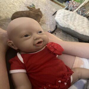 🆕14 inch Full Body Silicone Baby Doll Girl with Clothes and Feeding Accessories